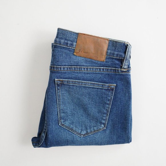 J. Crew Selvedge Toothpick Stretch Denim Skinny Jeans Womens Size 25 Dark Wash - Picture 13 of 13